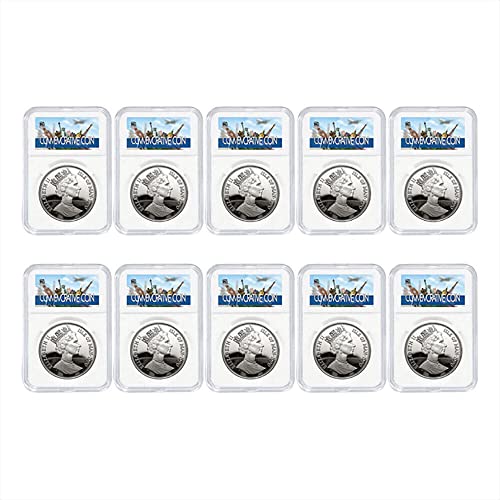 Estuche para monedas 50 piezas 21mm para colección miniatura 5
