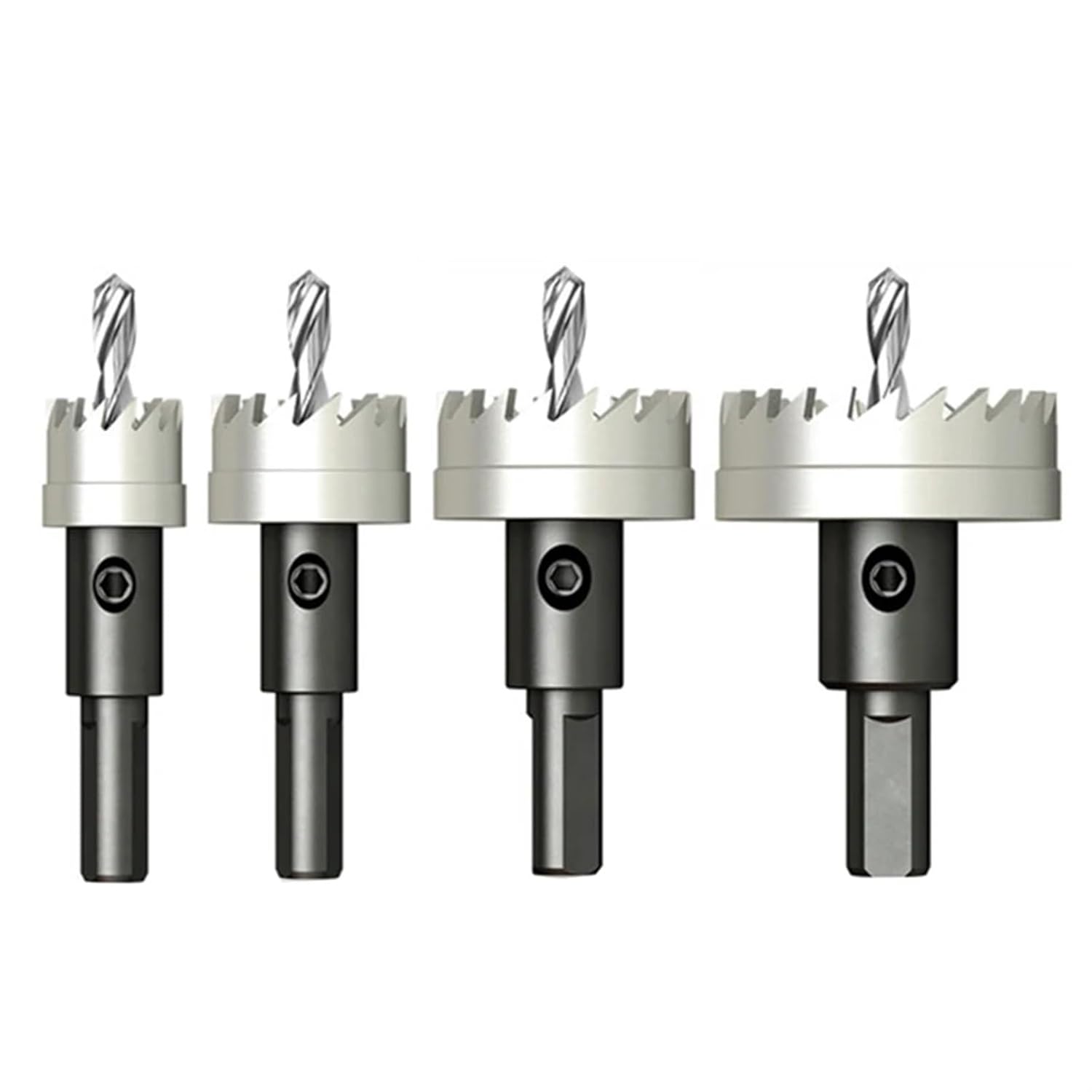 High-Speed Steel Nickel-Plated Hole Opener Professional Stainless Steel Iron Plate Aluminum Alloy Hole Opener Lathe Drill Tools 1Pcs(28mm)