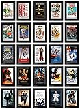 HWC Trading FR A3 James Bond Collection x 25 Geschenke Gedruckt Poster Unterzeichnet Autogramm Bild Für Film Erinnerungsstücke Fans - A3 Eingerahmt