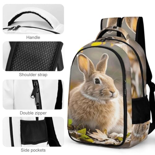 Mochila de viaje ergonómica de conejo que protege tu portátil 4