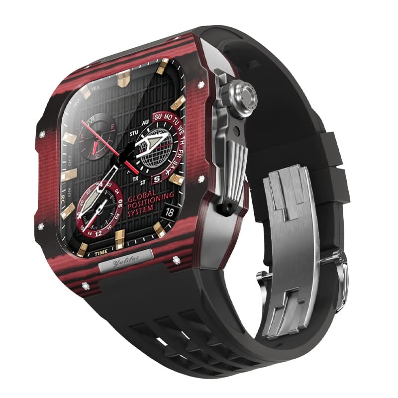 Kit modification Apple Watch carbone pour éviter les rayures boîtier