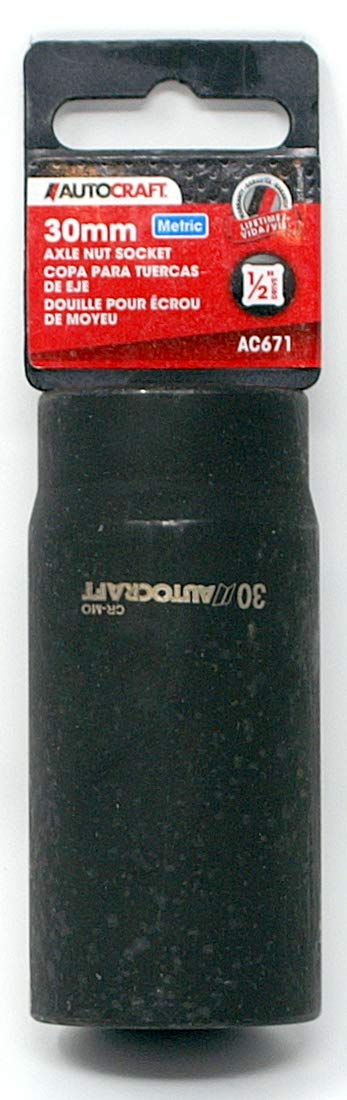 AutocraftAC671 30MM Front Wheel Drive Axle Nut Socket