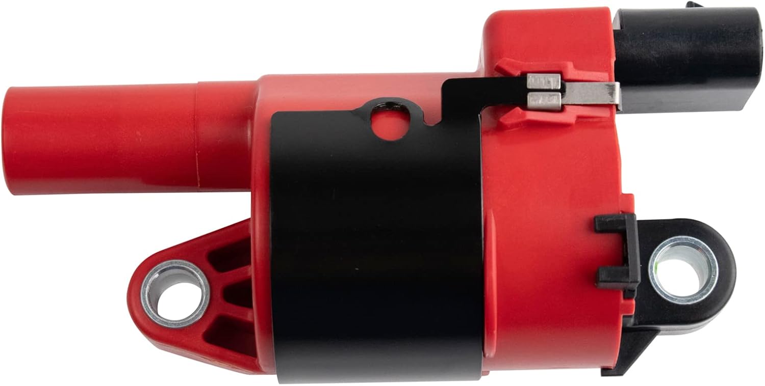 TRQ Ignition Coil Kit 10 Piece Valve Cover Compatible with 2007-2008 Chevrolet Silverado 1500 GMC Sierra 1500 Tahoe Cadillac Escalade 2008 Hummer H2 Pontiac G8