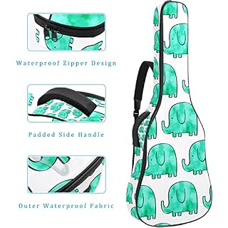 Housse de protection en éponge épaisse imperméable pour guitare acoustique électrique basse classique, Multicolore 01… - Les Beatles, Paul McCartney, John Lennon, RIngo Starr, George Harrison Housse de protection en éponge épaisse imperméable pour guitare acoustique électrique basse classique, Multicolore 01… – Image 4