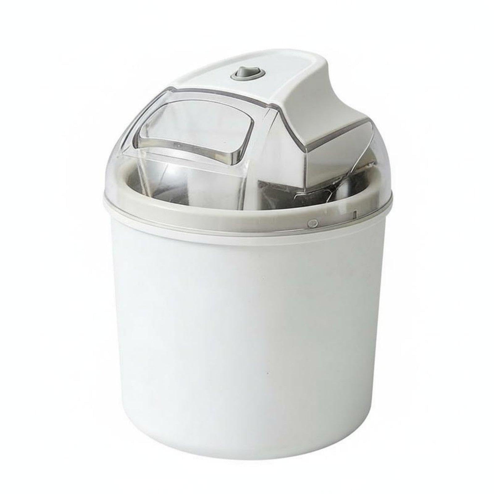 Automatic Ice Cream Maker Small Size Little Dessert Mac | Automatic Ice Cream Maker Small Size Little Dessert Machine Onegentle Press Serve for Kids Home Kitchen Gray ABS Aluminum-image-47
