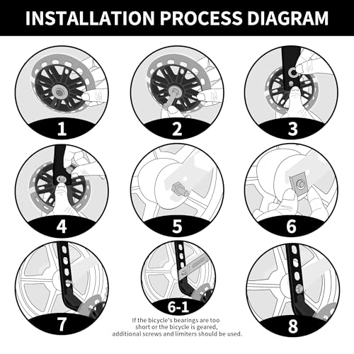 CycForge Rodas de treinamento com rodas silenciosas que piscam para bicicletas infantis - compatívei