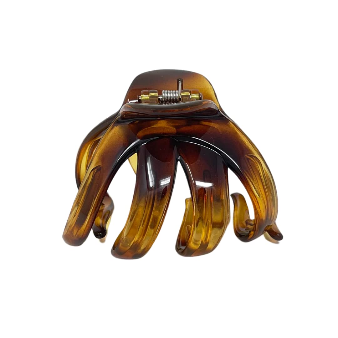 Bellefixe Premium Acetate Jaw Clips (Octopus, Tortoise)