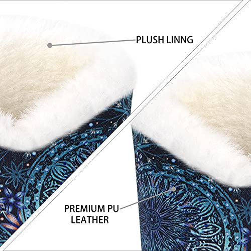 Image of Plush Fluffy Lined Anti-scratch Eyeglasses Holder Protective Glasses Stand Case