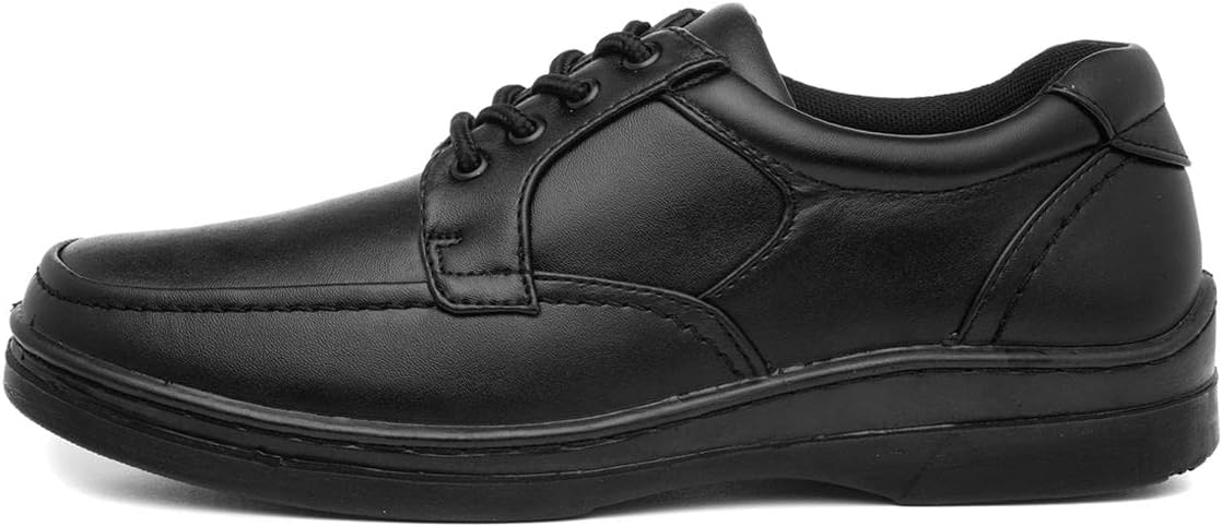 Mens Black Lace Up Casual Shoes