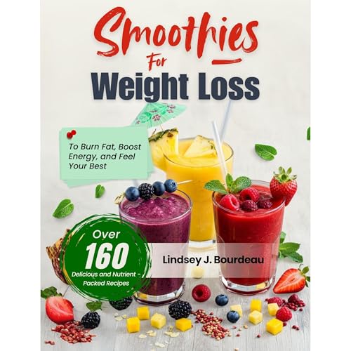 Smoothies for Weight Loss Audiolibro Por Lindsey J. Bourdeau arte de portada