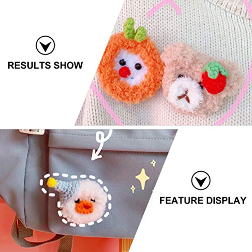 VALICLUD 6 broches de páscoa, desenho animado, animal, pelúcia, pintinho, broches, corsage, grampos