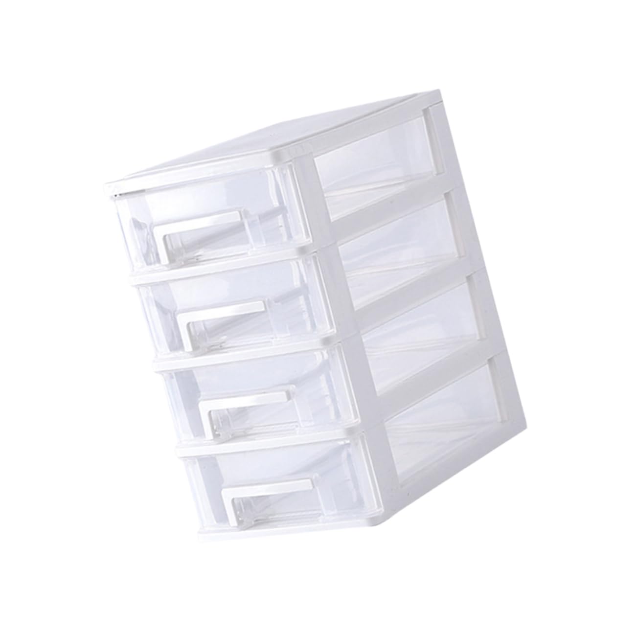 Organisateur de bureau à plastique transparent OUNONA multicouche