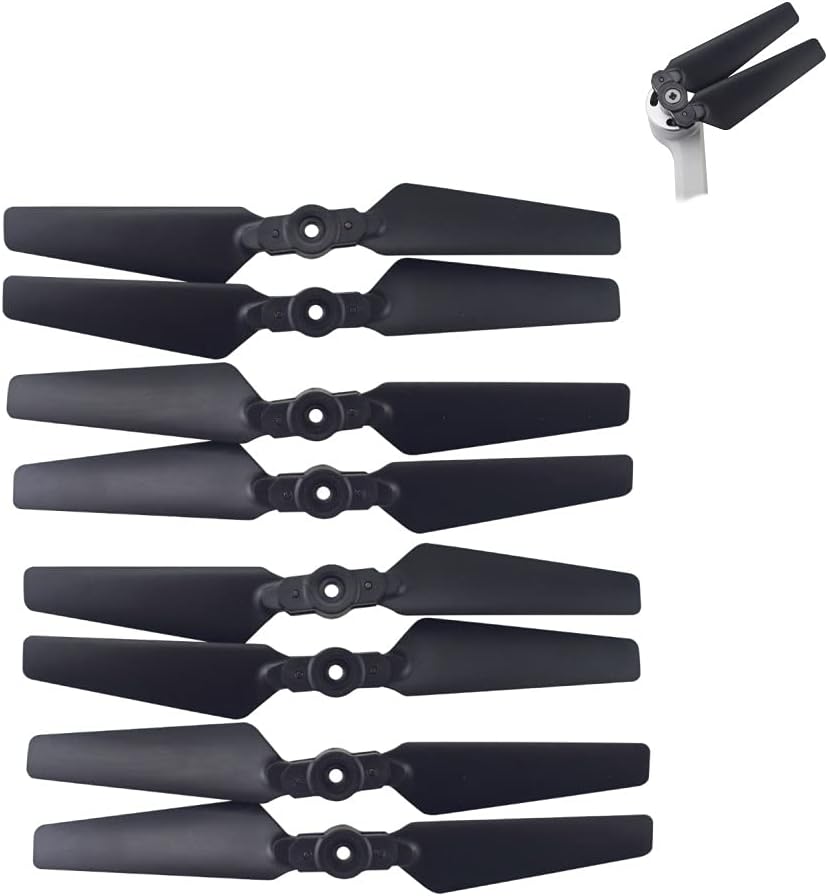 8PCS Propeller for HS510 Aerial Photography Folding Quadcopter Accessories RC Drone Blade Spare Parts Black