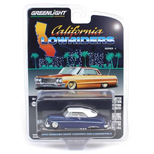 Greenlight 1/64 1950 Mercury Eight Convertible miniatura 5