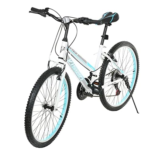Venus 24" Bicicleta Niña 24 pulgadas a partir de 9 años Bicicleta juvenil Niños Bicicleta 24 pulgadas Niños 21 marchas Bicicleta Niña 24 pulgadas V Freno Bicicleta con Bicicleta
