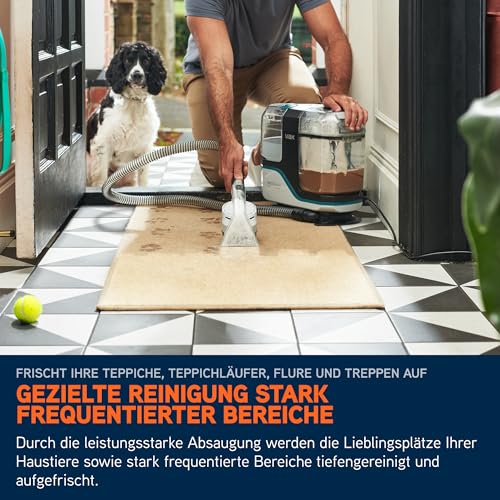 Vax SpotWash Max Pet-Edition Fleckenreiniger Leistungsstarker Teppich-und Polsterreiniger Gerät mit SpinScrub-Technologie, 2,8L XL-Tank… – Ansicht 6