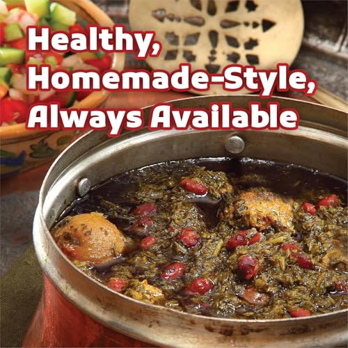 Ghormeh Sabzi Canned, Herb Stew , Ready-to-Eat Food , Traditional Cuisine, Herb Stew with Beans and Meat, , کنسرو قورمه سبزی , غذای آماده , خورشت قورمه سبزی, غذای سنتی , کنسرو خورشت , خوراک سبزیجات با لوبیا و گوشت 500 g image 4