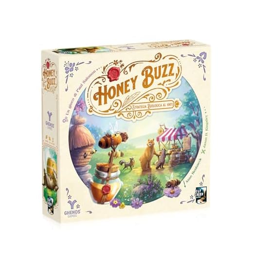 Ghenos Games Honey Buzz: Strategia Animali 1-4 Giocatori 12+