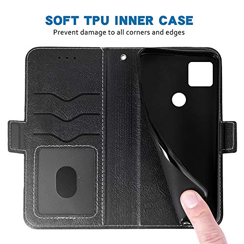 Coque Google Pixel 4A 5G à rabat pour protéger l'écran et ranger vos cartes - 5