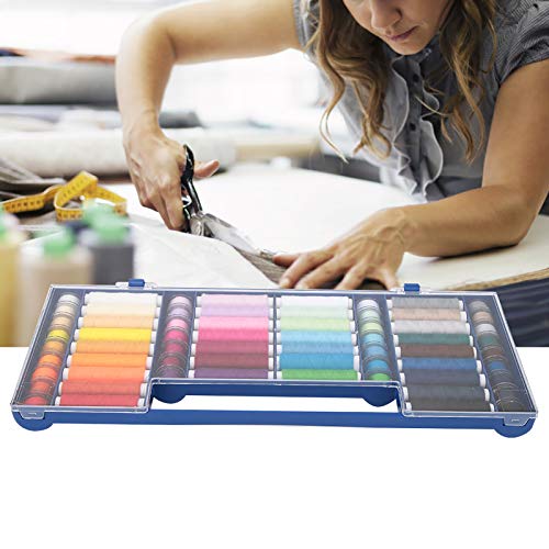 Kit de 64 hilos de coser de poliéster con estuche miniatura 6