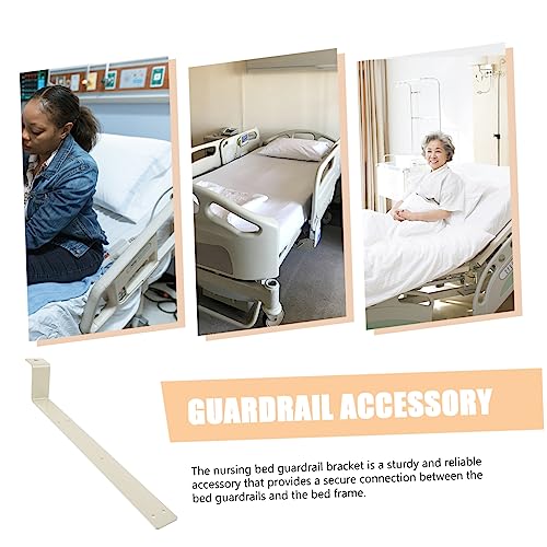 Yardenfun Aluminum Alloy Fence Rack Foldable Fence Brackets Label Daily use Fence Rack Guide Daily use guardrail Bracket Anti-Fall Bracket Railing Heavy Bed Safety Bed Household Cane