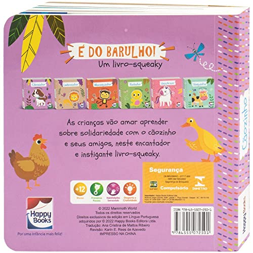 É do barulho! Um livro squeaky: Cãozinho