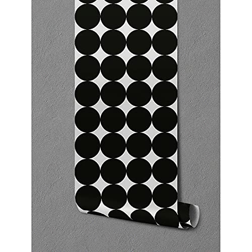 Papier peint pour cacher les imperfections murales 416x254 cm motif points