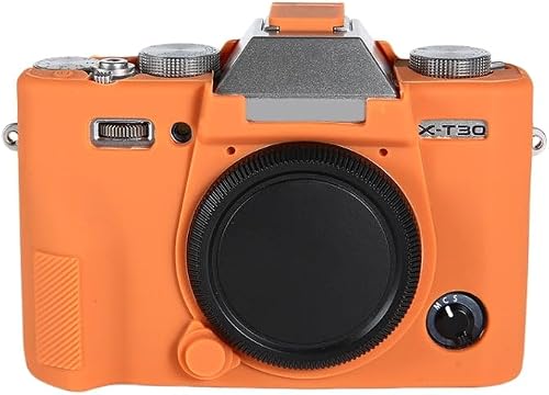 For FUJIFILM X-T30 II Soft Silicone Protective Case(Orange)