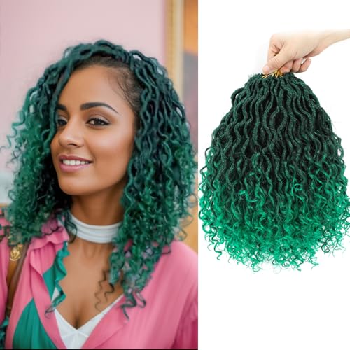 New Goddess Locs Crochet Hair 10 Inch 8 Packs...