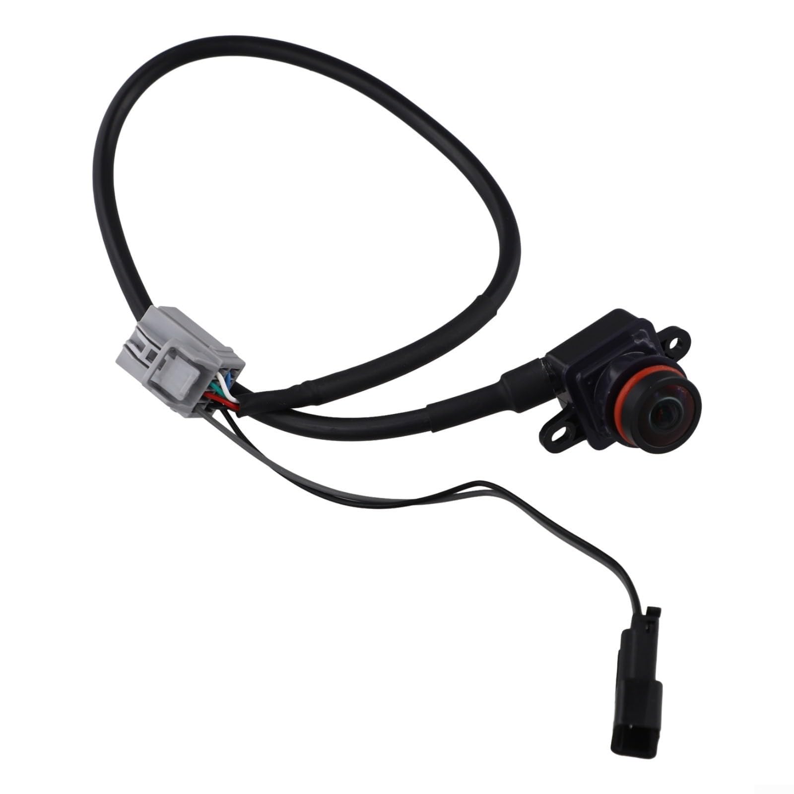 Cámara de estacionamiento de respaldo de visión trasera, para Fiat Freemont (OEM 56054858S), negro, carcasa de plástico resistente a la intemperie, visibilidad mejorada