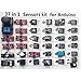 Comidox 37/Set Sensor Assortment Kit 37 in 1 Sensor Module Starter Kit for Arduino MCU Educ(Infrared/Temperature/Avoid Obstacle/Buzzer Sensor etc)
