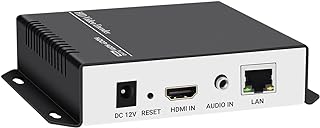 URayCoder H.264 Live HDMI Video Encoder Supports RTSP, RTP, RTMP, HTTP, UDP, SRT, ONVIF for IPTV, Live Stream Broadcast Supports YouTube, Facebook RTMPS, Wowza, Twitch etc