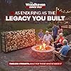 Woodhaven 10-Foot Firewood Rack – Made in USA – 1/2 Cord Raised Lumber Storage Rack – Keeps Wood Dry & Ready – Heavy-Duty Steel, Lifetime Structural Warranty (Without Cover) #1