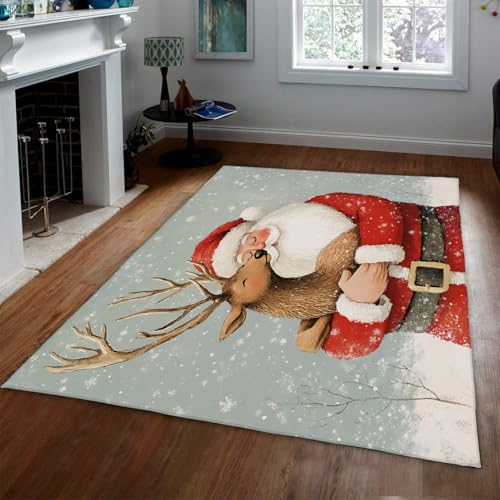 Tapis de Noël lavable pour protéger le sol de l'entrée avec douceur - 3