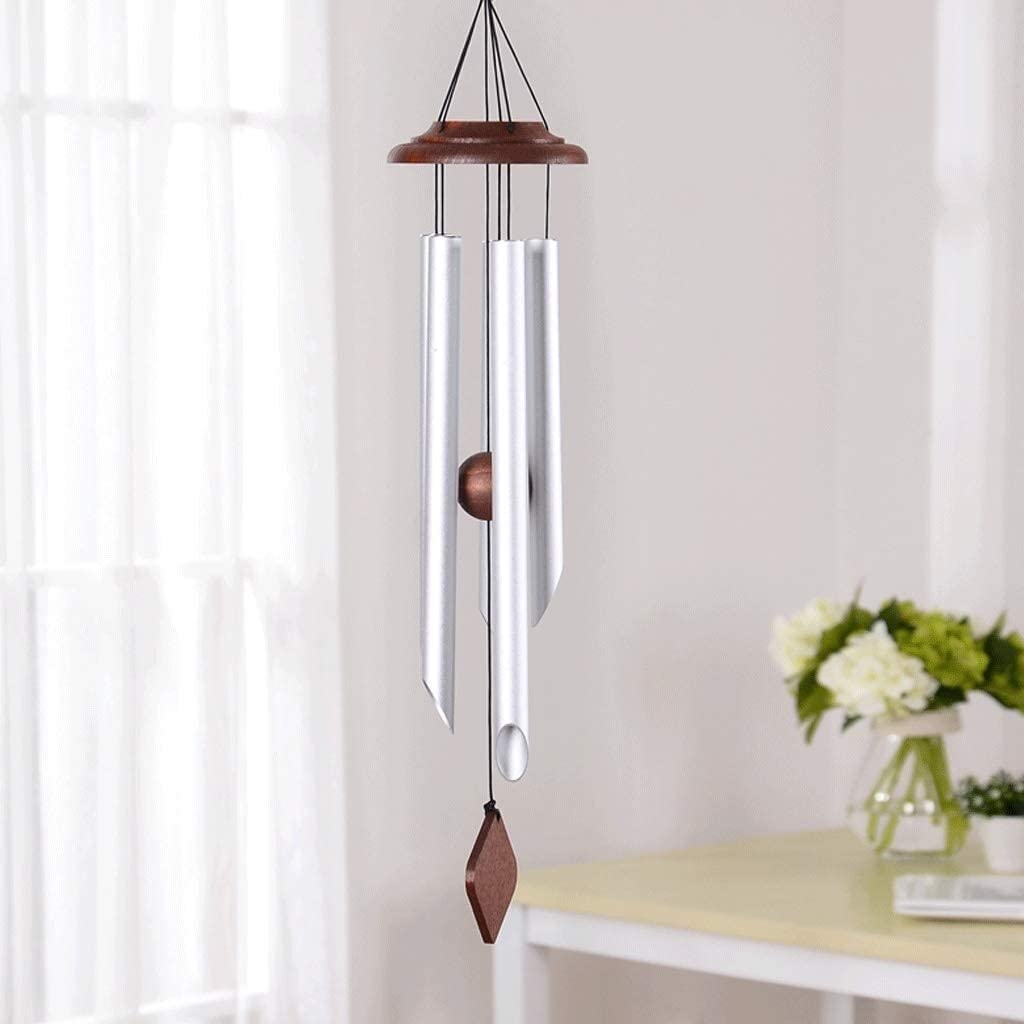 Carillon a Vent pour Maison 5 Tubes En Alliage Carillon Éolien Cloches Windbell Porte Tenture Murale Décor À La Fois Dans Le Jardin, La Cour, La Terrasse, La Décoration De La Maison Décoration Intérie