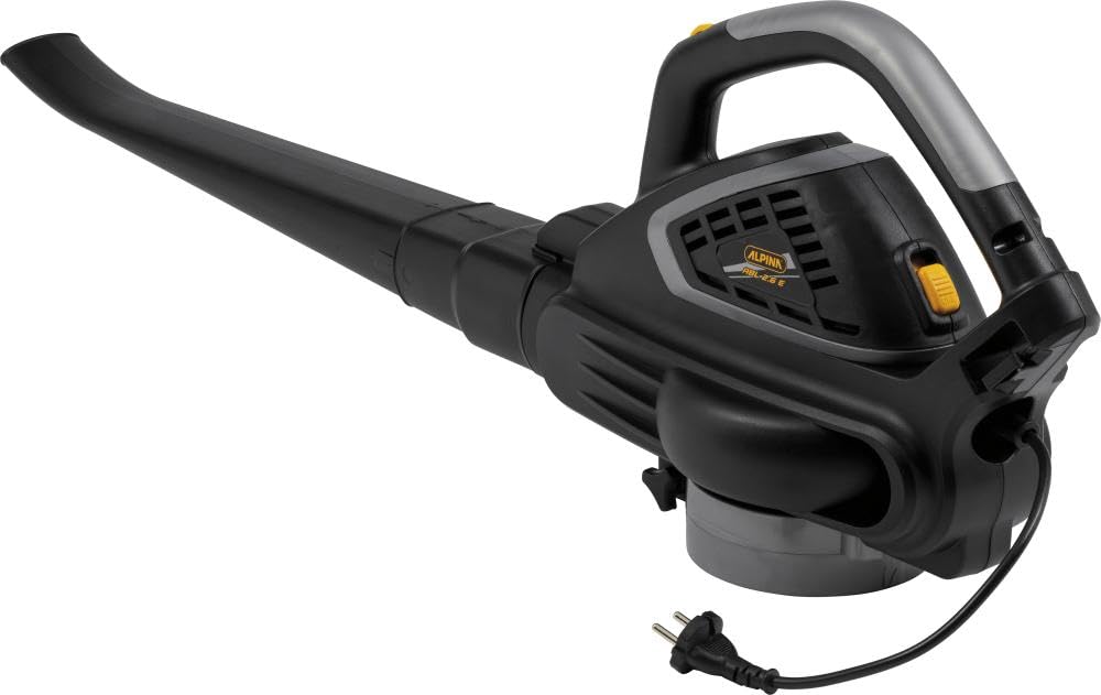 Alpina Soplador-aspirador eléctrico ABL 2.6 E, Para un jardín limpio y bien cuidado, 2600 W, Tubo desmontable, Incluye tubo de aspiración y saco de recogida de 45 L