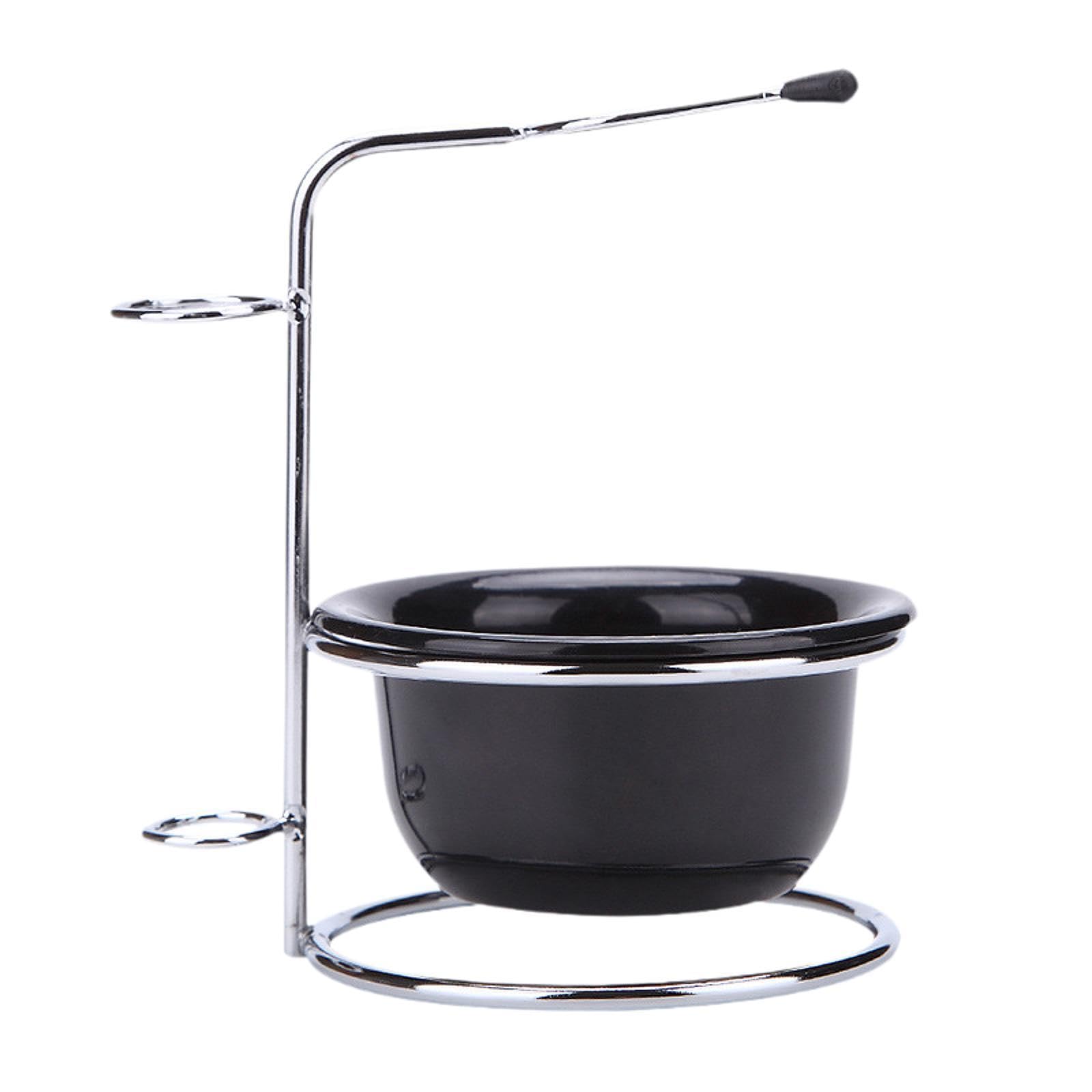 Set di 5 ciotole da barba in acciaio inox, per marito, fidanzato, uomo, nero