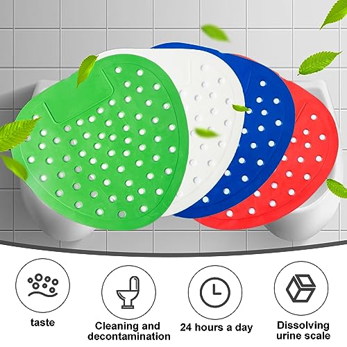 BNGXR Pastilles Urinoir, 10 Pièces Urinal Screen avec Parfum Ecrans pour Urinoir, Grille Urinoir Spatter-Less Filtres pour Urinoir Tamis D'Urinoir Désodorisant pour Hôtels Restaurants Écoles