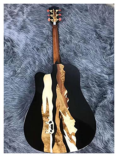 YYYSHOPP Guitare Acoustique Hivernale, Guitare Électrique De L’épinette Solide De 41 Pouces Guitare (Size : 41 inches) - Les Beatles, Paul McCartney, John Lennon, RIngo Starr, George Harrison YYYSHOPP Guitare Acoustique Hivernale, Guitare Électrique De L'épinette Solide De 41 Pouces Guitare (Size : 41 inches) – Image 3