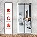 LinStyle Mosquitera Magnética para Puertas, cortina de malla con 32 Piezas Imanes,...