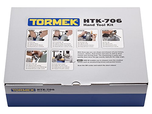 Knife Sharpener / Scissor Sharpener / Axe Sharpener Tormek HTK706 - The Hand Tool Sharpening Kit for Tormek Sharpening Systems. Sharpens Your Knives, Hatchets, Cutting Tools, and More - Thumbnail 5