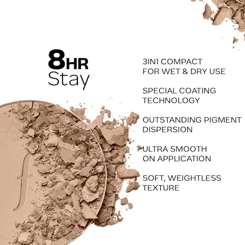 Image of FACES CANADA 3 in 1 HD Matte Compact - Just Natural 02, 8g | Compact + Foundation + Hydration | 8-Hour Stay | Soft Weightless Texture & Silky Coverage | Blends Easily (Pack of 2)