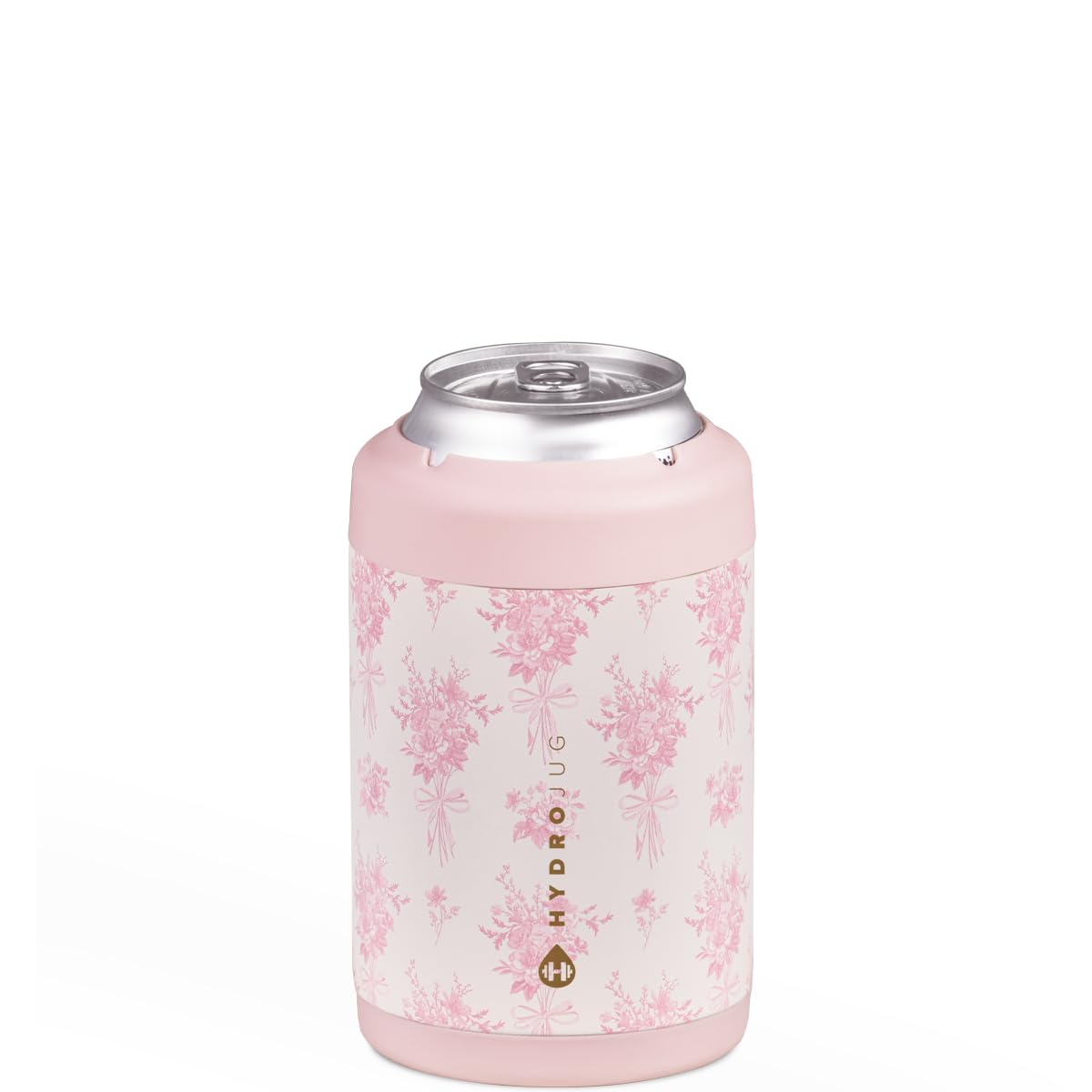 HydroJug Can Cooler 12 oz, Stainless Steel Can Holder, Bouqet