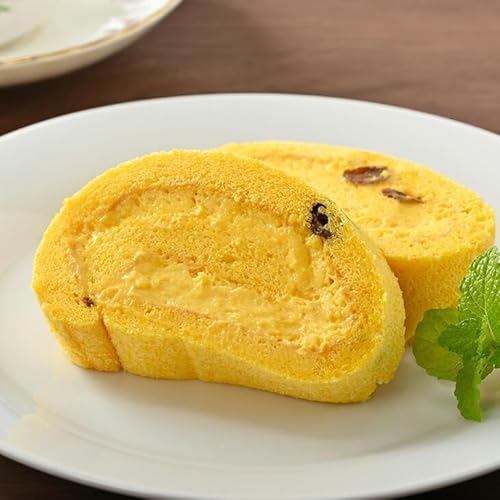 中山かぼちゃロール | ロールケーキ 2本 (1本 12cm) 南瓜 おやつ お菓子