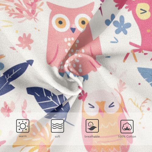KLL Cute Owl Animal Hawaiian Boys Toddler Pure Cotton Underwear Cute Children Panties3