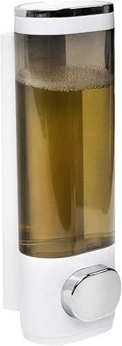 Miniatura 8 de Dispensador de jabón montado en la pared para baño, dispensador de jabón de ducha de 10.1 fl oz, dispensador de jabón corporal, dispensador de