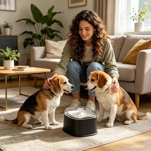 Dispensador automático de agua para gatos que soluciona el rechazo a beber con sus 2,2L 3