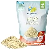 Better Option Foods Hemp Hearts 14.8 OZ, Hulled Hemp Seeds, Plant Based Protein, Gluten Free, Non-GMO, Raw Hemp Seed Hearts, Keto, Vegan, Paleo