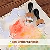 Outus 54 Pcs Alcohol Ink Supplies Include 1 Air Blower, 1 Mini Applicator Tool Mini Ink Blending Tool, 50 Replacement Felts and 2 Replacement Foam Pads for Scrapbooking Painting Drawing Art Supplies #4