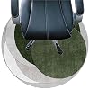 WFEGSYJ Tappetino Scrivania Ufficio Tappetino per Sedia per Pile Basso Pellicola per Pavimenti per Studio Cucina Scale Balcone Armadio/Guardaroba(Size:180x180cm,Color:B)